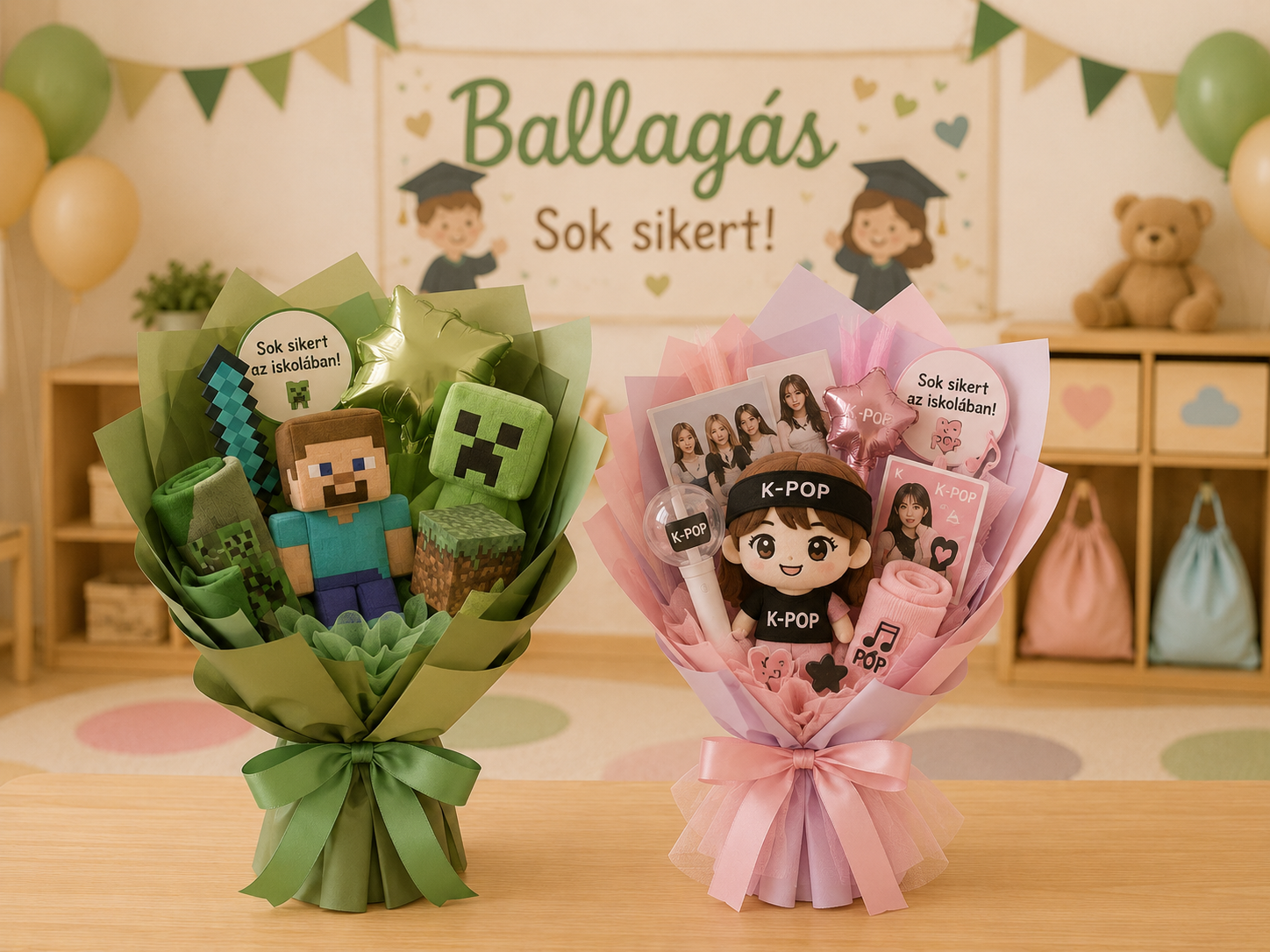 Ovis ballagás, balalgási csokor, ballagási ajándék